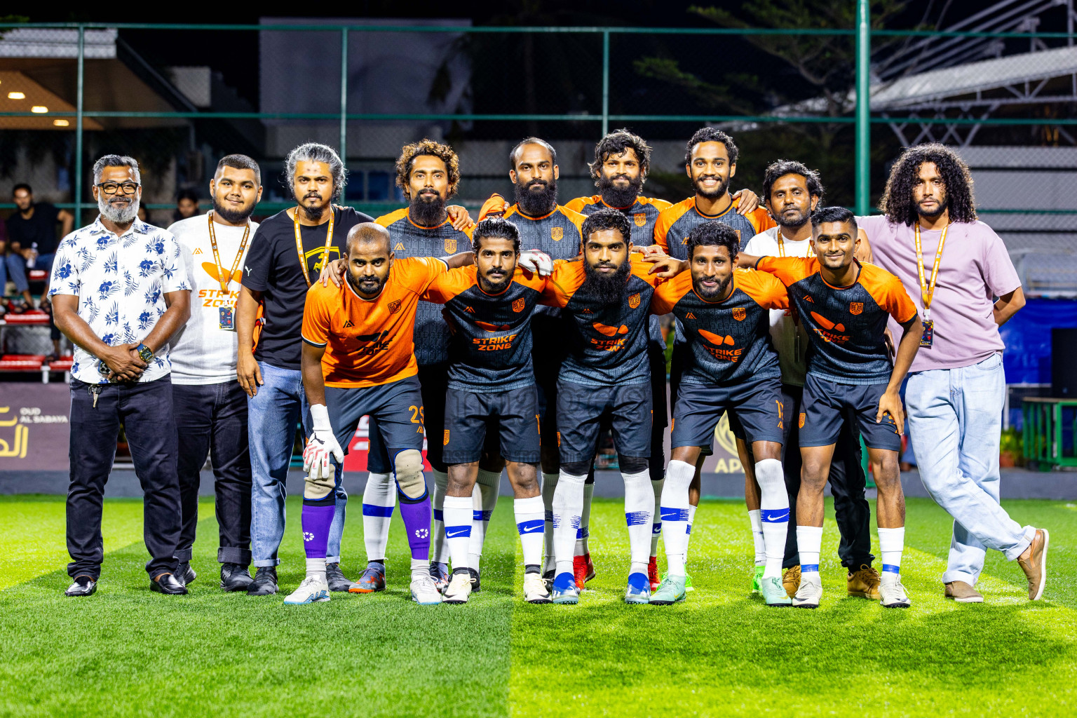 JJ Sports Club vs FC Calms in Semi Finals of BG Futsal Challenge 2024 was held on Tuesday , 2nd April 2024, in Male', Maldives Photos: Nausham Waheed / images.mv