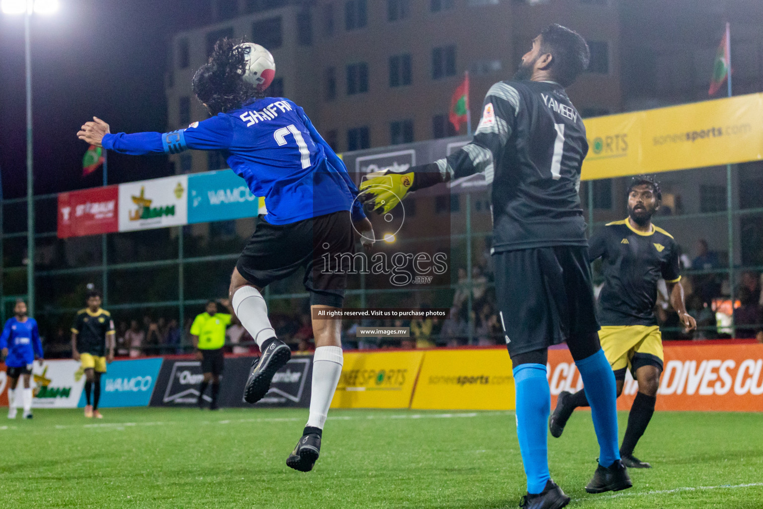 Trade Club vs Club AVSEC in Club Maldives Cup 2022 was held in Hulhumale', Maldives on Tuesday, 18th October 2022. Photos: Mohamed Mahfooz Moosa/ images.mv