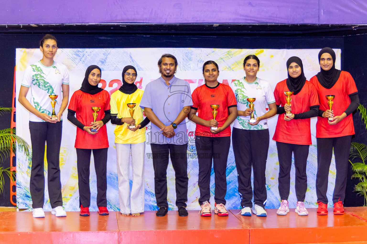 Closing ceremony of National Netball Tournament 2025 held in Social Center at Male', Maldives on Thursday, 29th May 2025. Photos: Nausham Waheed / images.mv