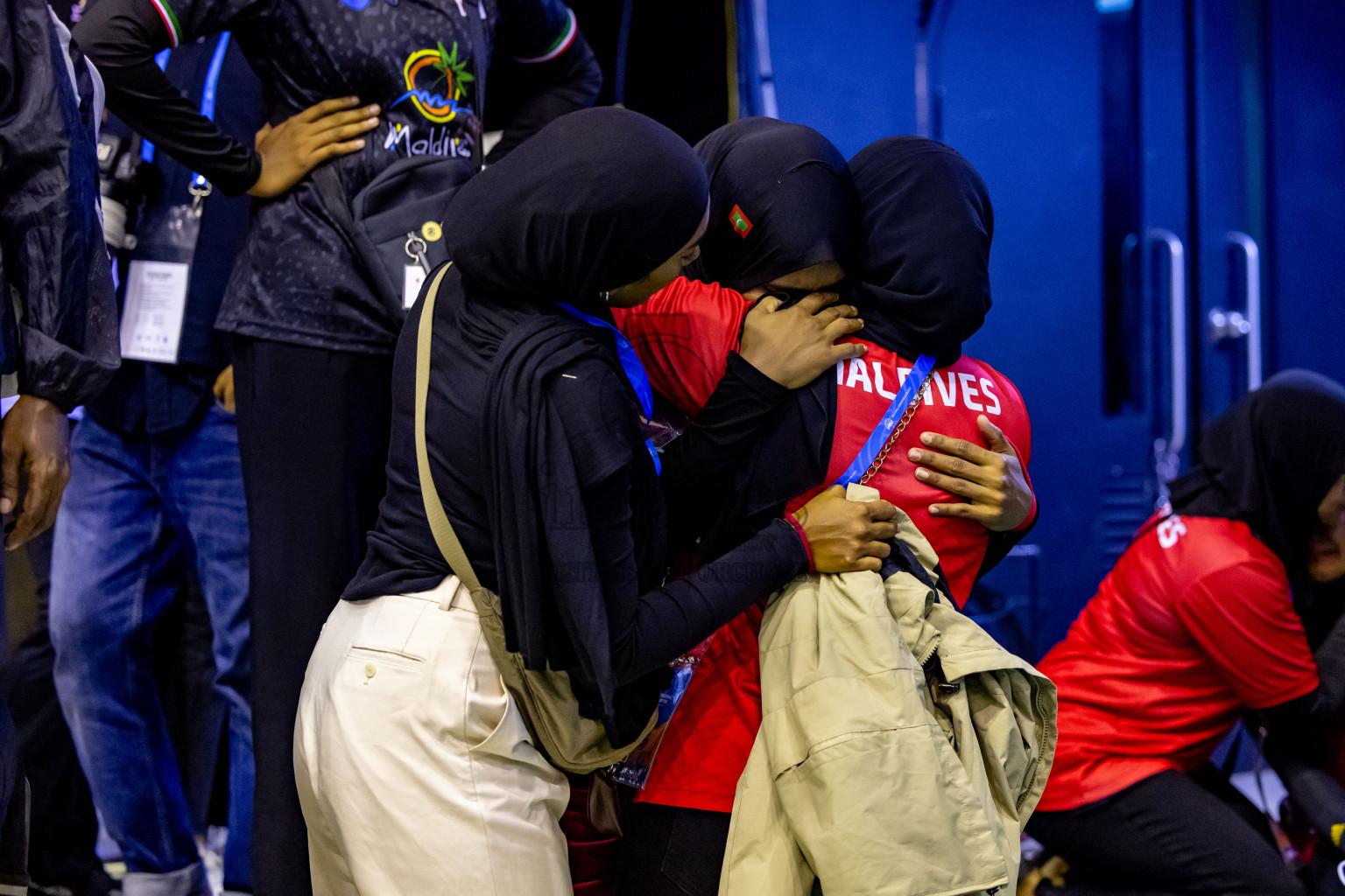 Final of CAVA Woman's Volleyball Challenge Cup 2024 was held in Social Center, Male', Maldives on Wednesday, 11th September 2024. Photos: Nausham Waheed / images.mv