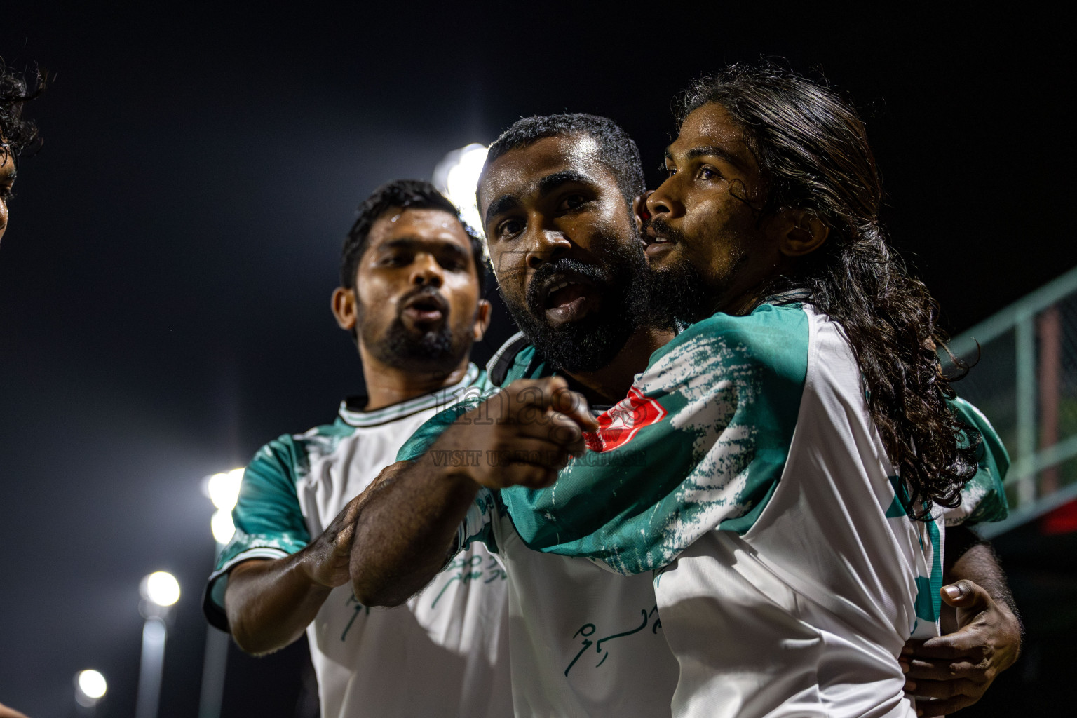 HDh Nolhivaran vs HDh Kumundhoo in Day 13 of Golden Futsal Challenge 2025 was held on Friday, 17th January 2025, in Hulhumale', Maldives 
Photos: Hassan Simah / images.mv