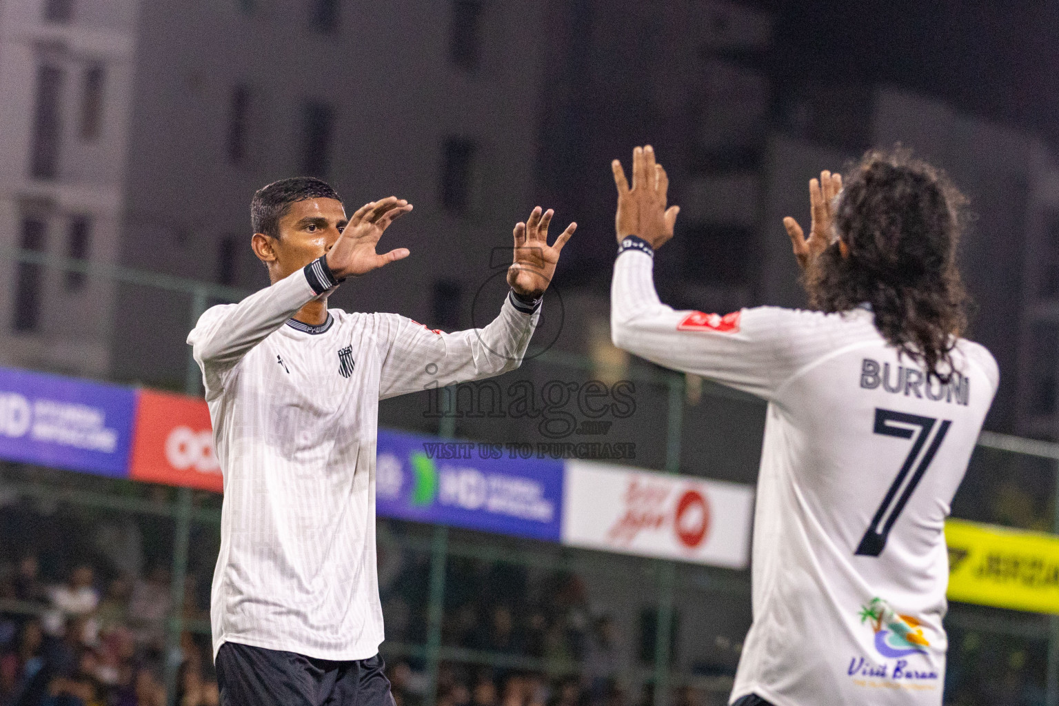 Th Vilufuhsi vs Th Buruni in Day 3 of Golden Futsal Challenge 2024 was held on Wednesday, 17th January 2024, in Hulhumale', Maldives
Photos: Ismail Thoriq / images.mv