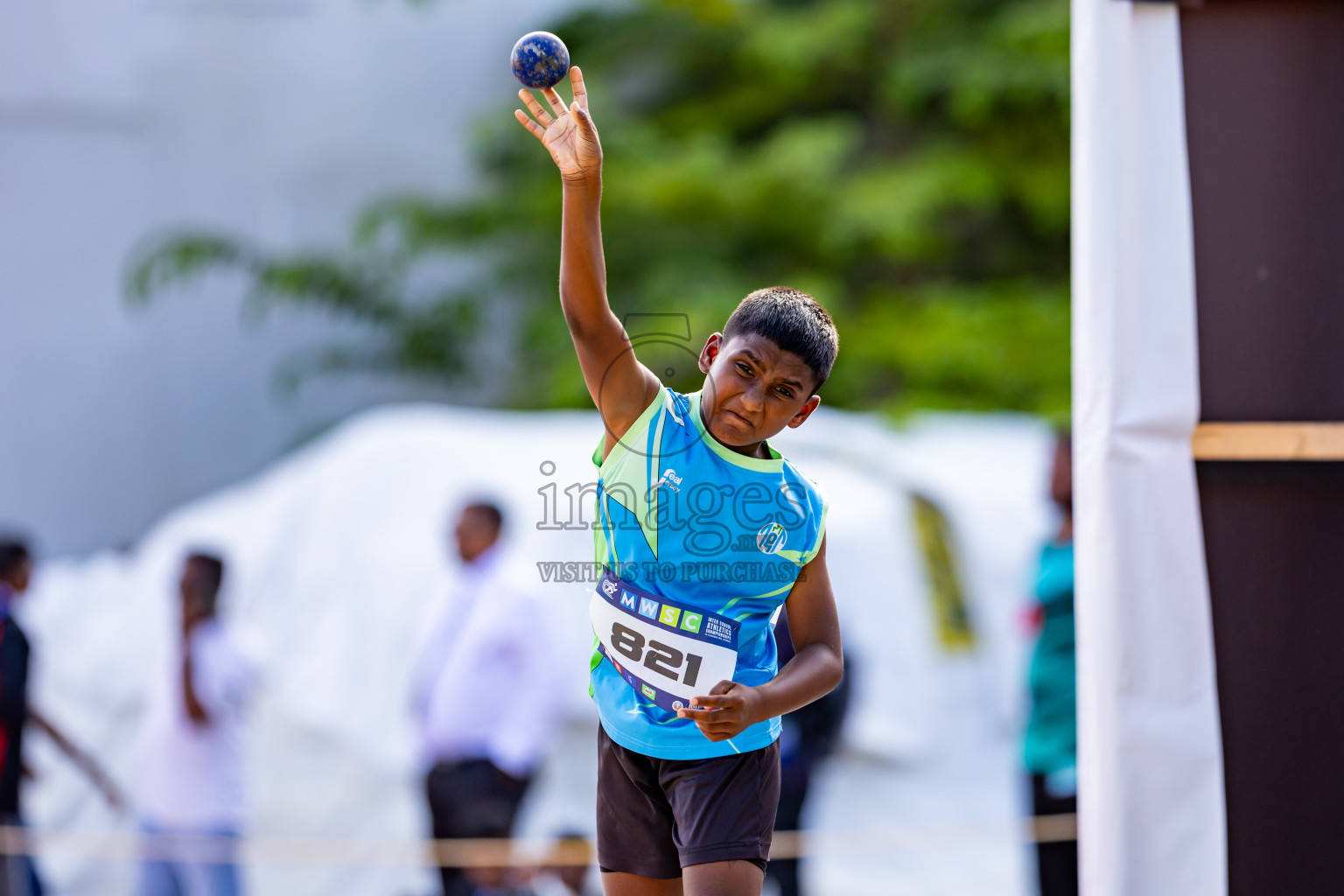 Day 4 of MWSC Interschool Athletics Championships 2024 held in Hulhumale Running Track, Hulhumale, Maldives on Tuesday, 12th November 2024. Photos by: Nausham Waheed / Images.mv