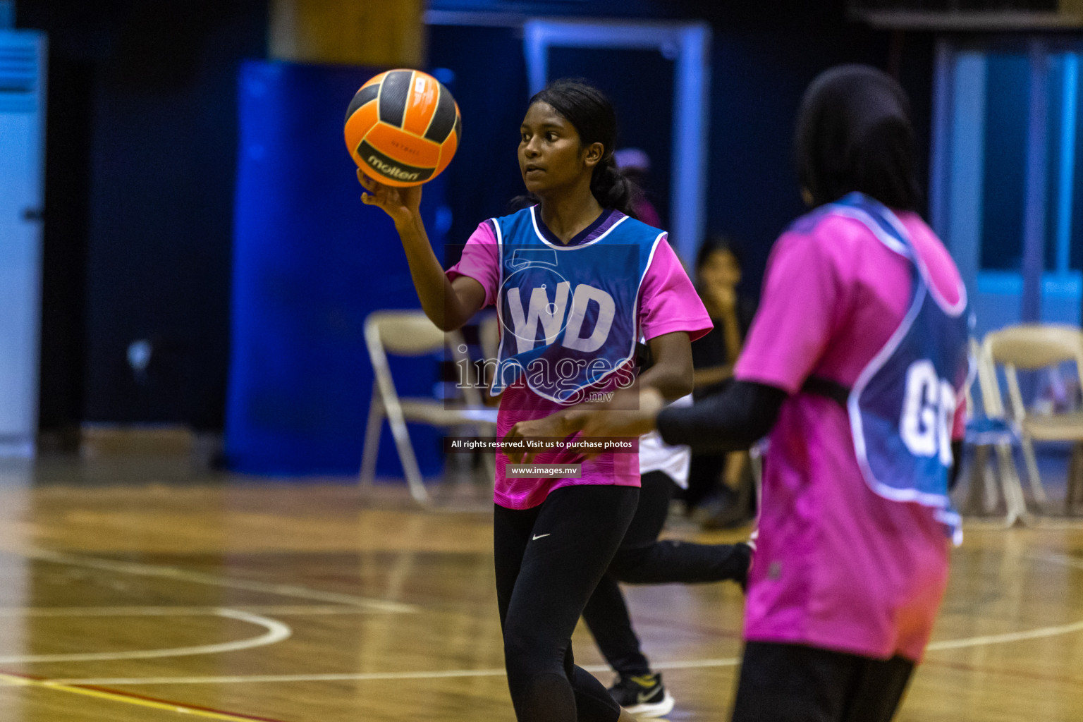 Sports Club Shining Star vs Club Green Streets in the Milo National Netball Tournament 2022 on 17 July 2022, held in Social Center, Male', Maldives. Photographer: Hassan Simah / Images.mv