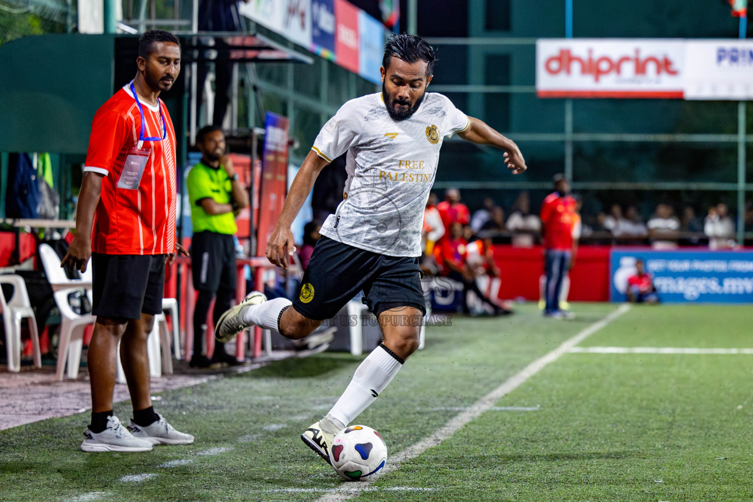 DSC vs Prison Club in Round of 16 of Club Maldives Cup 2024 held in Rehendi Futsal Ground, Hulhumale', Maldives on Tuesday, 8th October 2024. Photos: Nausham Waheed / images.mv