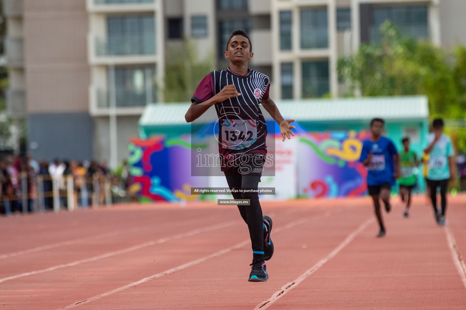 Day three of Inter School Athletics Championship 2023 was held at Hulhumale' Running Track at Hulhumale', Maldives on Tuesday, 16th May 2023. Photos: Nausham Waheed / images.mv