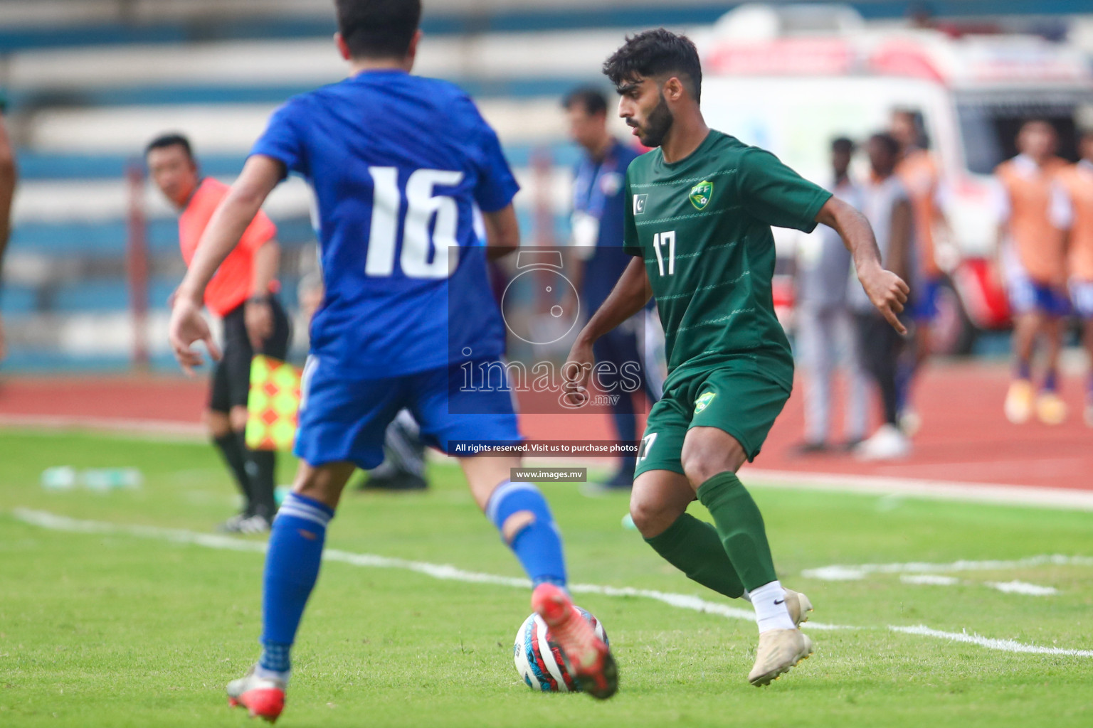 Pakistan vs Kuwait in SAFF Championship 2023 held in Sree Kanteerava Stadium, Bengaluru, India, on Saturday, 24th June 2023. Photos: Nausham Waheedh / images.mv