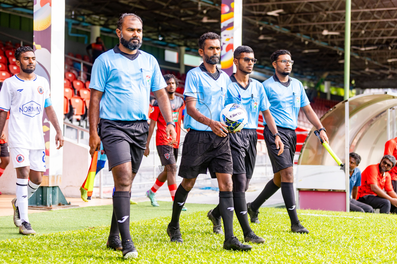 TC Sports Club vs Ode Sports Club in day 1 of Under 19 Youth Championship 2024 was held at National Stadium in Male', Maldives on Sunday, 9th June 2024. Photos: Nausham Waheed / images.mv