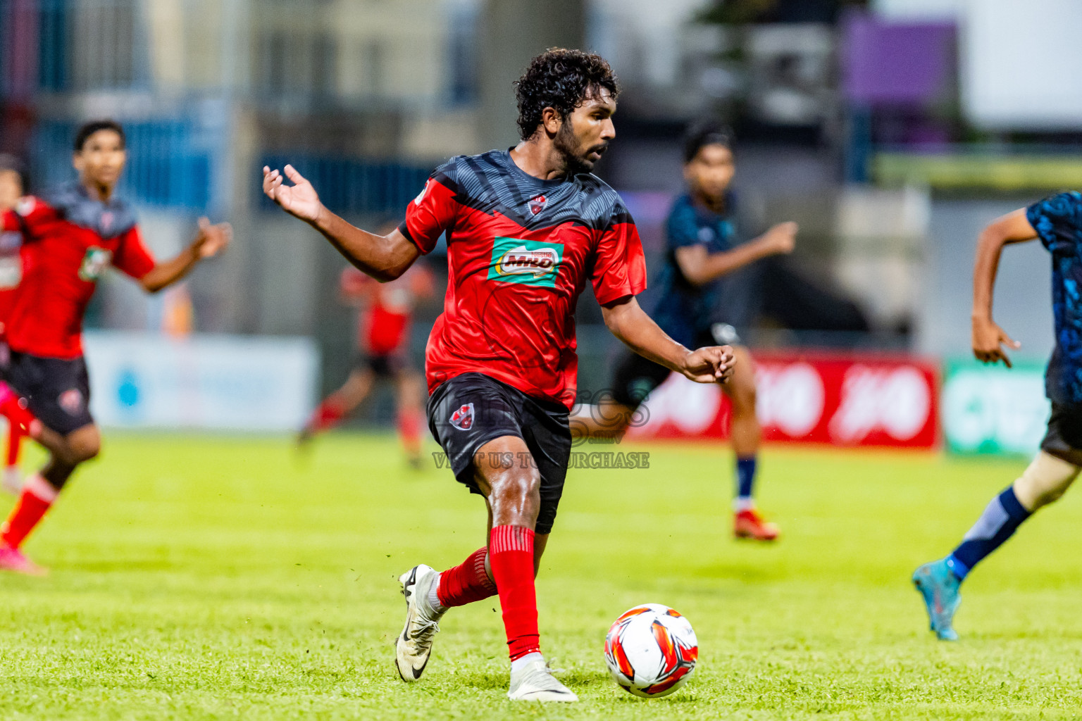 Super United Sports vs TC Sports Club in the Final of Under 19 Youth Championship 2024 was held at National Stadium in Male', Maldives on Monday, 1st July 2024. Photos: Nausham Waheed / images.mv