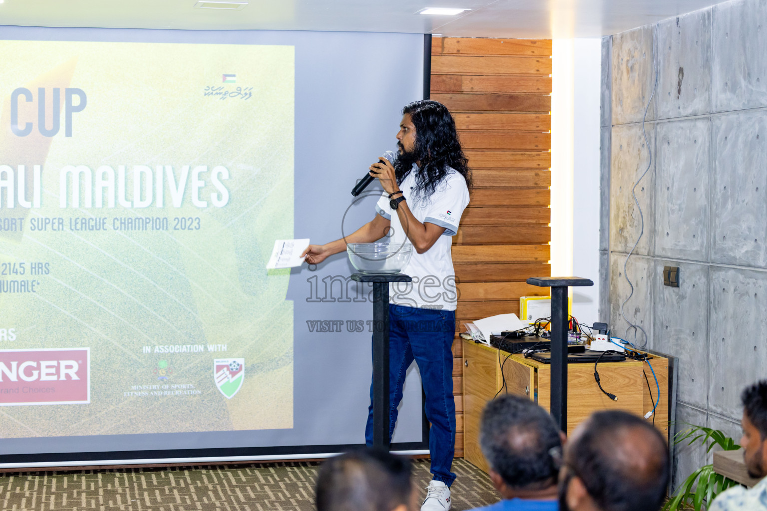 Draw Ceremony of Club Maldives 2024 held in Hulhumale', Maldives on Wednesday, 28th August 2024. Photos: Nausham Waheed / images.mv