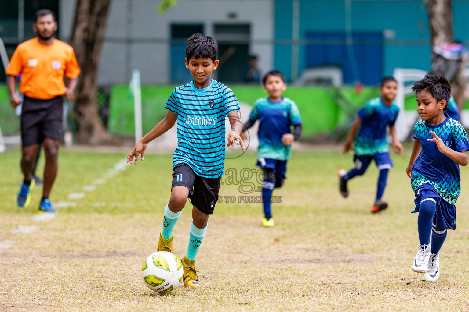 Day 1 of MILO SVAM Juniors 2025 (U-8) was held at Henveiru Stadium in Male', Maldives on Thursday, 26th June 2025. 
Photos: Hassan Simah / images.mv