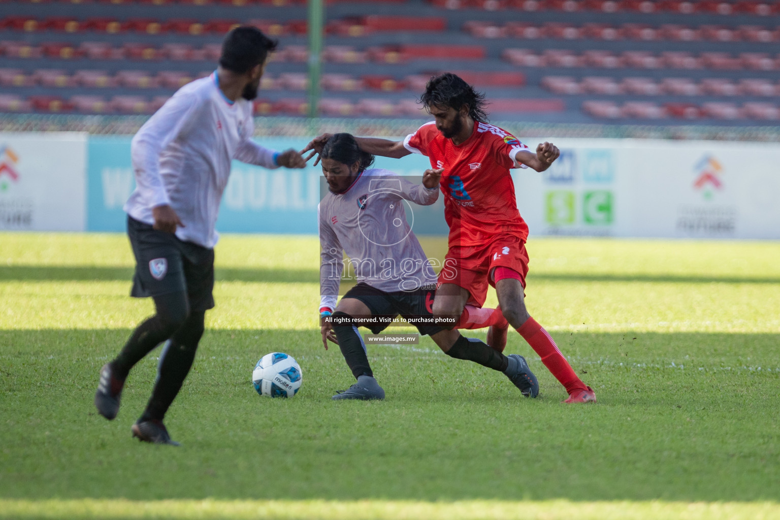 Tent Sports Club vs Club PK in 2nd Division 2022 on 13th July 2022, held in National Football Stadium, Male', Maldives  Photos: Hassan Simah / Images.mv