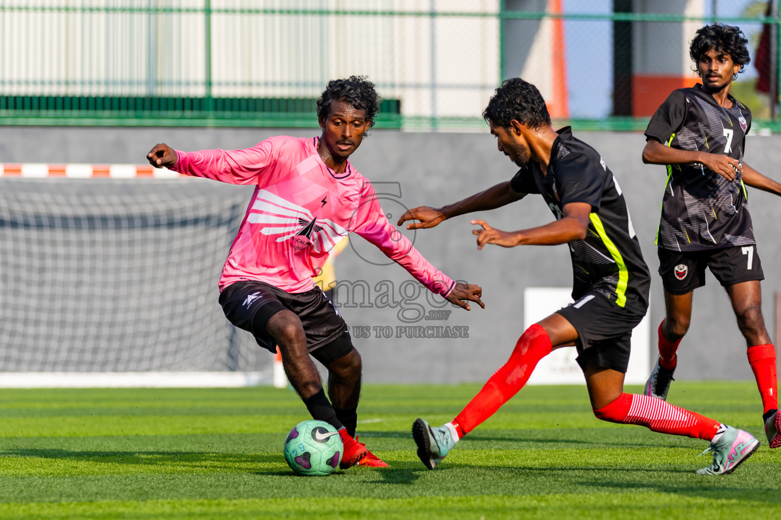 Apocalipse SC vs Biss Buru in Day 6 of BG Futsal Challenge 2024 was held on Sunday, 17th March 2024, in Male', Maldives Photos: Nausham Waheed / images.mv