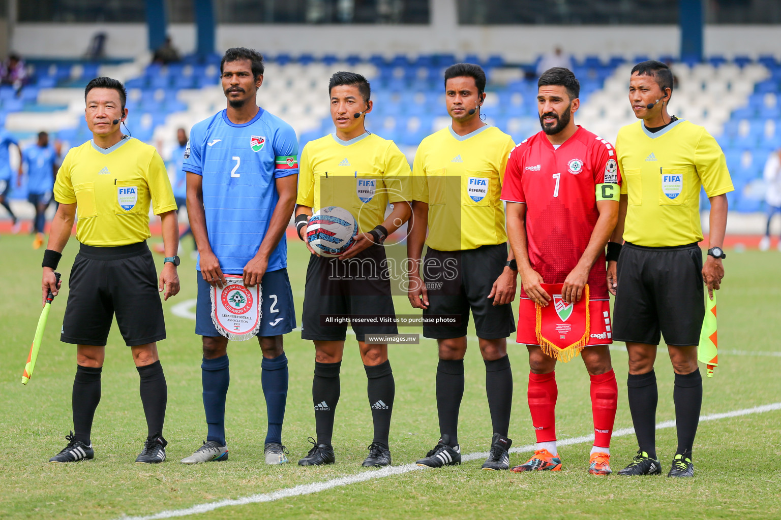 Lebanon vs Maldives in SAFF Championship 2023 held in Sree Kanteerava Stadium, Bengaluru, India, on Tuesday, 28th June 2023. Photos: Nausham Waheed, Hassan Simah / images.mv