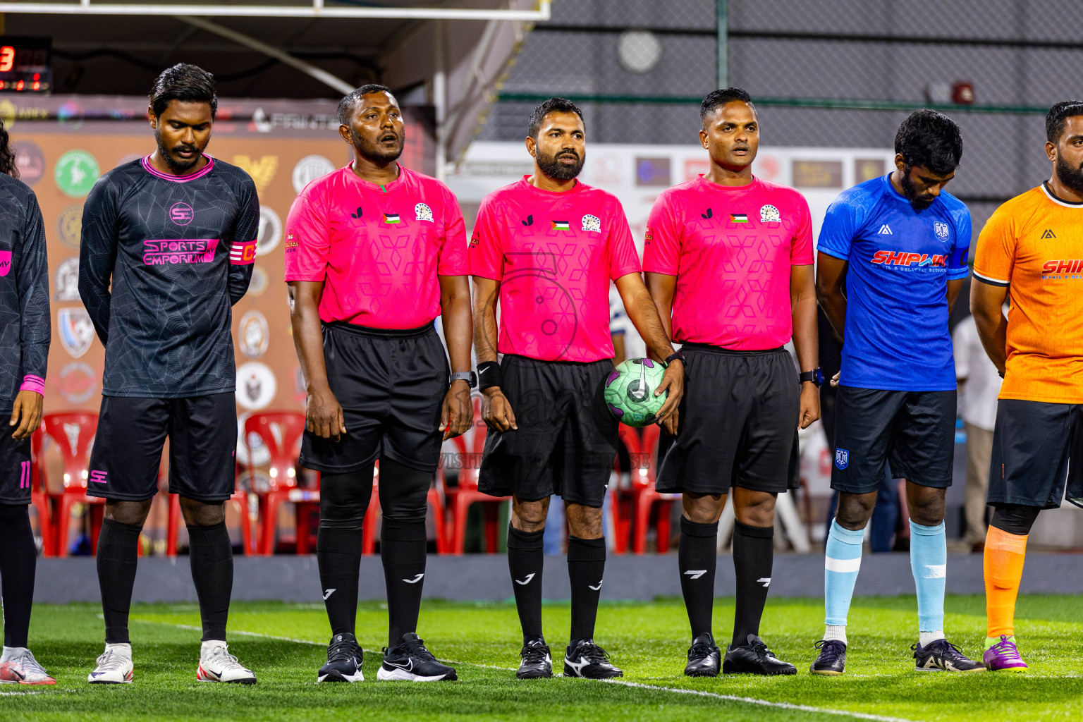 FC Calms Blue vs JJ Sports Club in Day 1 of Quarter Finals of BG Futsal Challenge 2024 was held on Friday , 29th March 2024, in Male', Maldives Photos: Nausham Waheed / images.mv