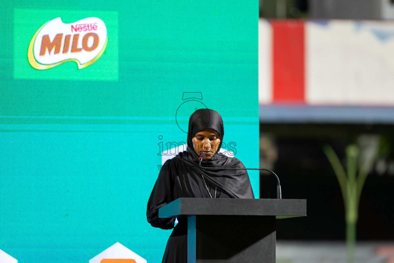 Inaugural Event of MILO SVAM Juniors 2025 (U8) was held at National Football Stadium, Male', Maldives on Monday, 23rd June 2025. Photos: Ismail Thoriq / images.mv