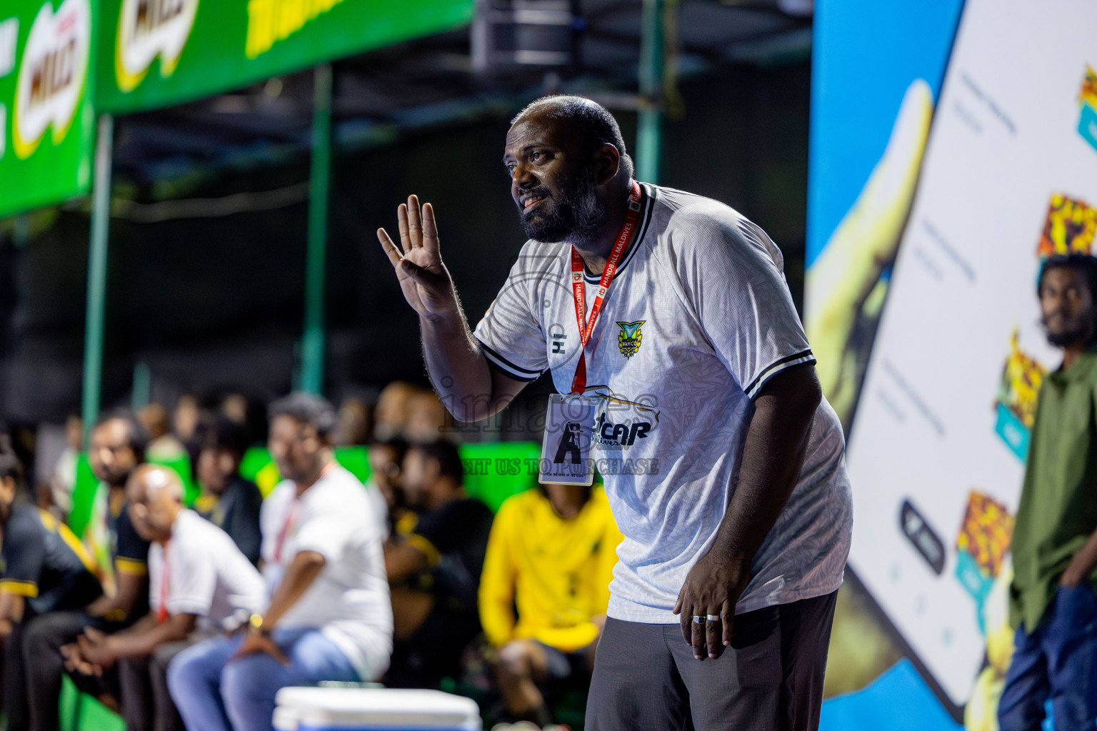 1st Division Final of 8th Inter-Office/Company Handball Tournament 2024, held in Handball ground, Male', Maldives on Tuesday, 11th September 2024 Photos: Nausham Waheed/ Images.mv