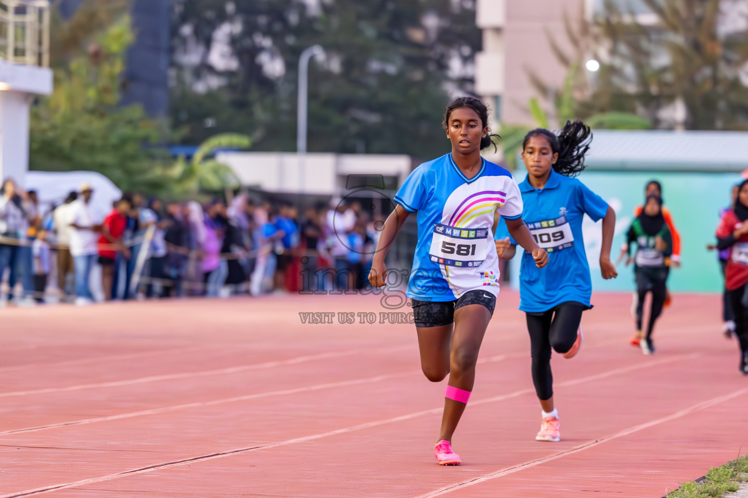 Day 5 of MWSC Interschool Athletics Championships 2024 held in Hulhumale Running Track, Hulhumale, Maldives on Wednesday, 13th November 2024. Photos by: Ismail Thoriq / Images.mv