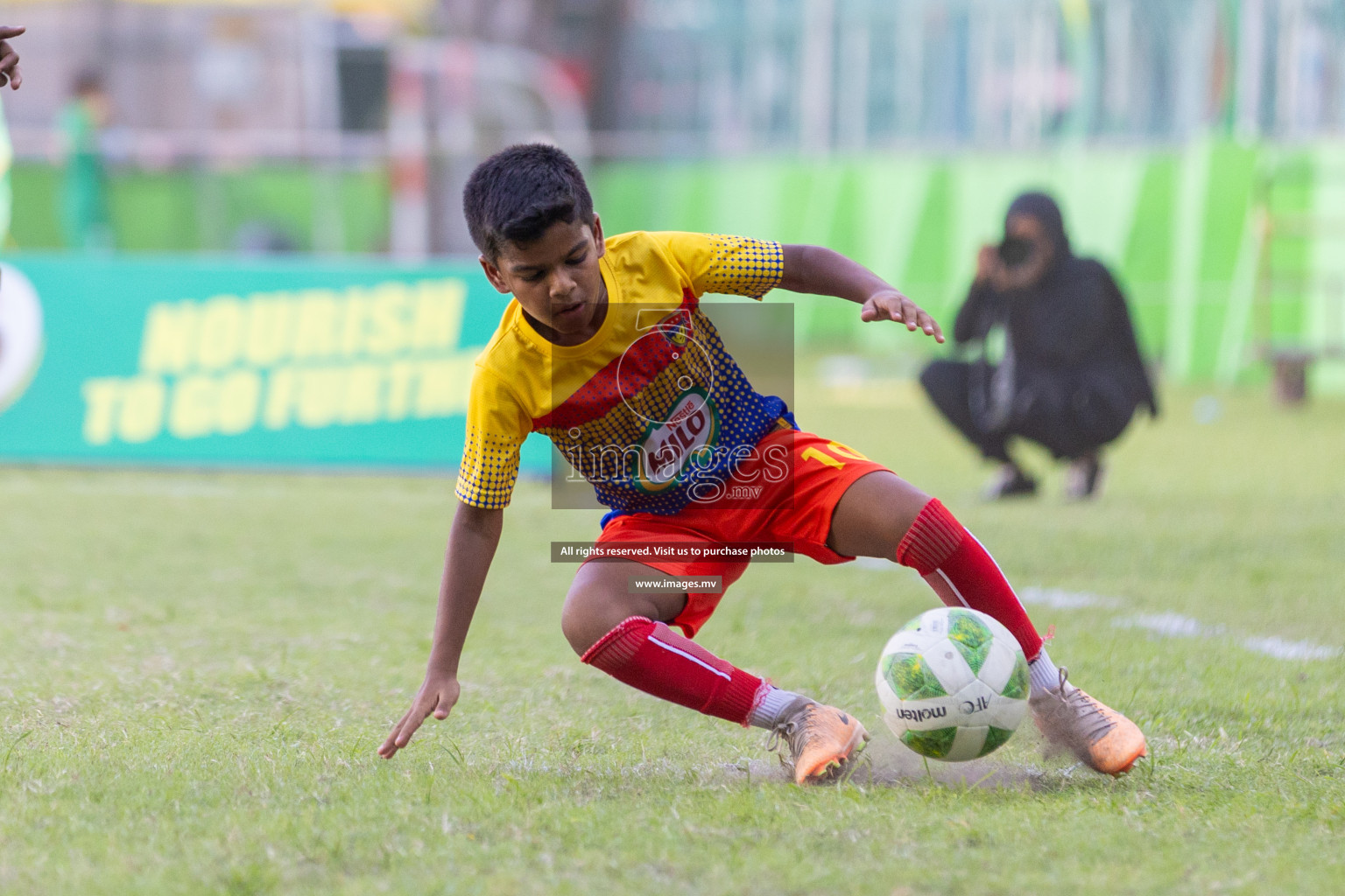 Day 2 of MILO Academy Championship 2023 (U12) was held in Henveiru Football Grounds, Male', Maldives, on Saturday, 19th August 2023. Photos: Nausham Waheedh / images.mv