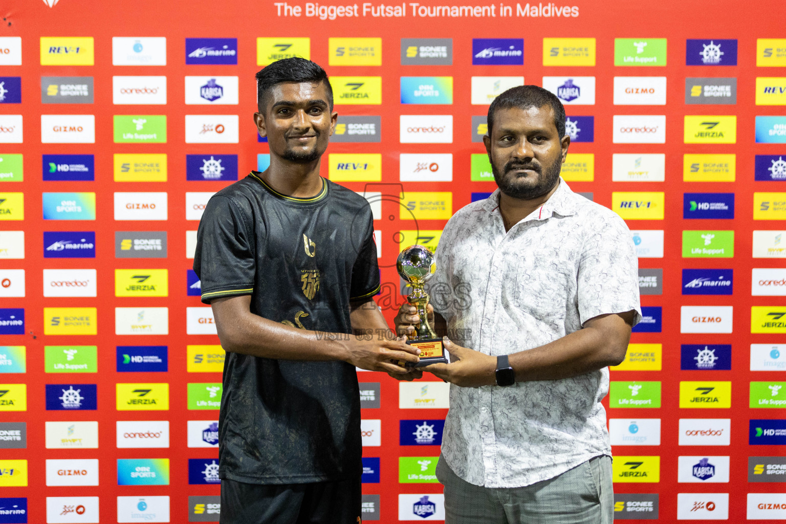 HA Utheem VS HA Ihavandhoo in Day 13 of Golden Futsal Challenge 2024 was held on Saturday, 27th January 2024, in Hulhumale', Maldives Photos: Nausham Waheed / images.mv