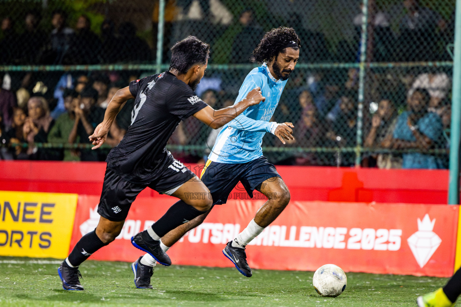 K Maafushi vs K Kaashidhoo in zone round on Day 31 of Golden Futsal Challenge 2025 was held on Tuesday , 4th February 2025, in Hulhumale', Maldives. Photos: Nausham Waheed / images.mv