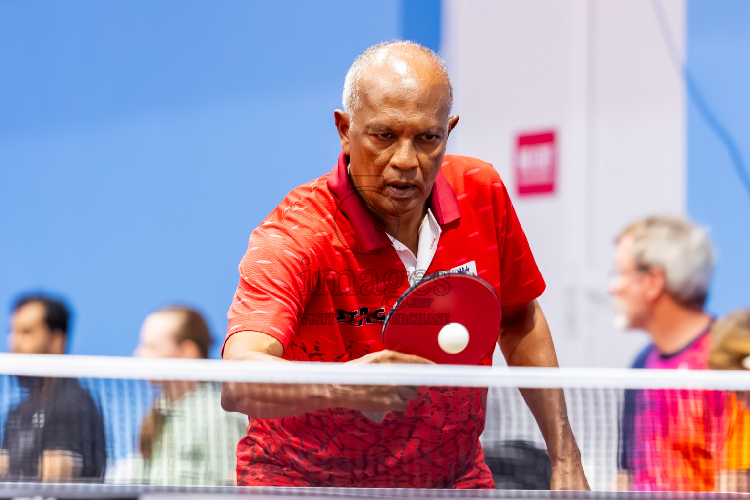 Day 1 of 1st Thoddoo Masters Table Tennis Tournament was held on Thursday, 21st August 2025 in AA Thoddoo, Maldives. Photos: Nausham Waheed / images.mv