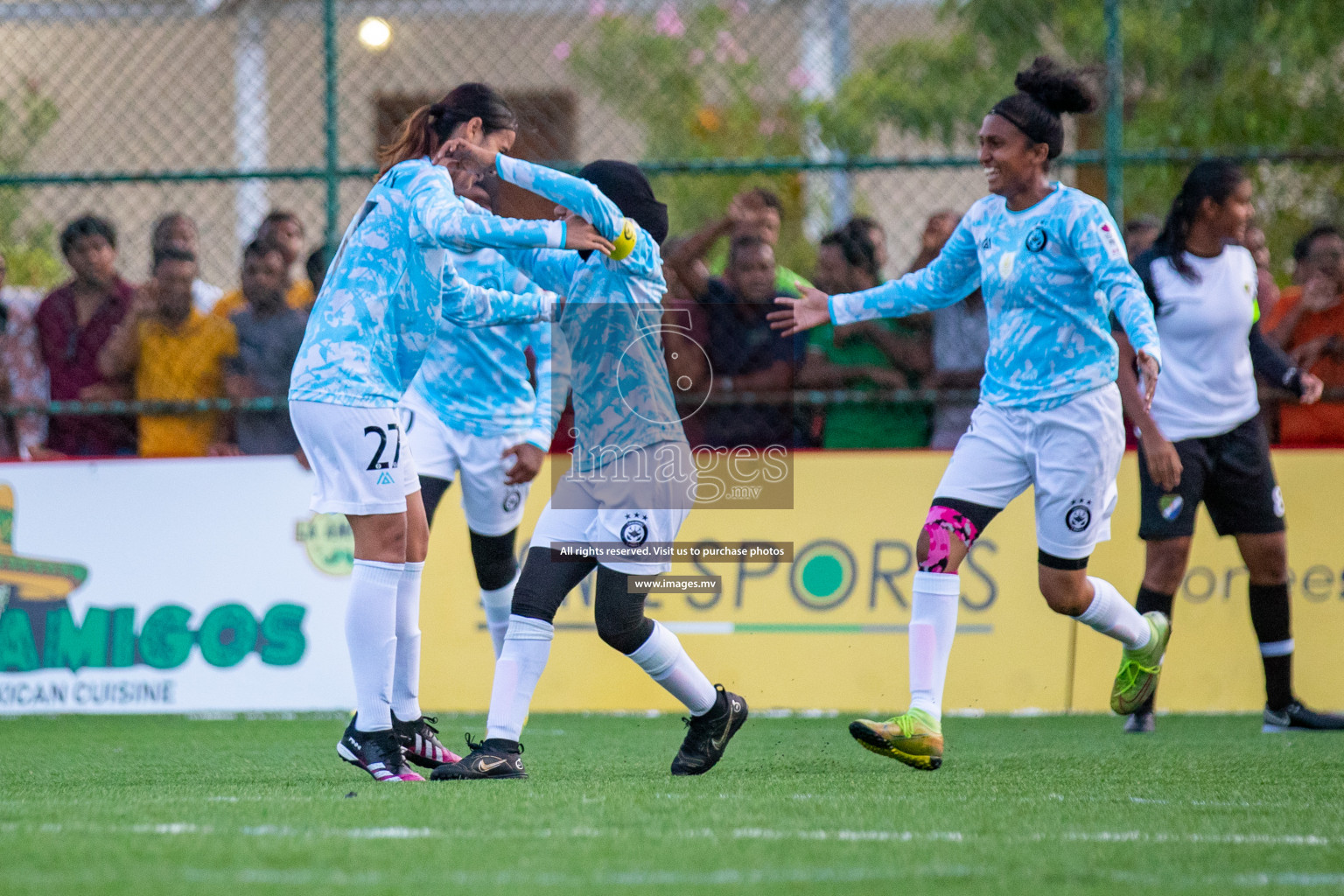 MPL vs DSC in Eighteen Thirty Women's Futsal Fiesta 2022 was held in Hulhumale', Maldives on Monday, 17th October 2022. Photos: Hassan Simah, Mohamed Mahfooz Moosa / images.mv