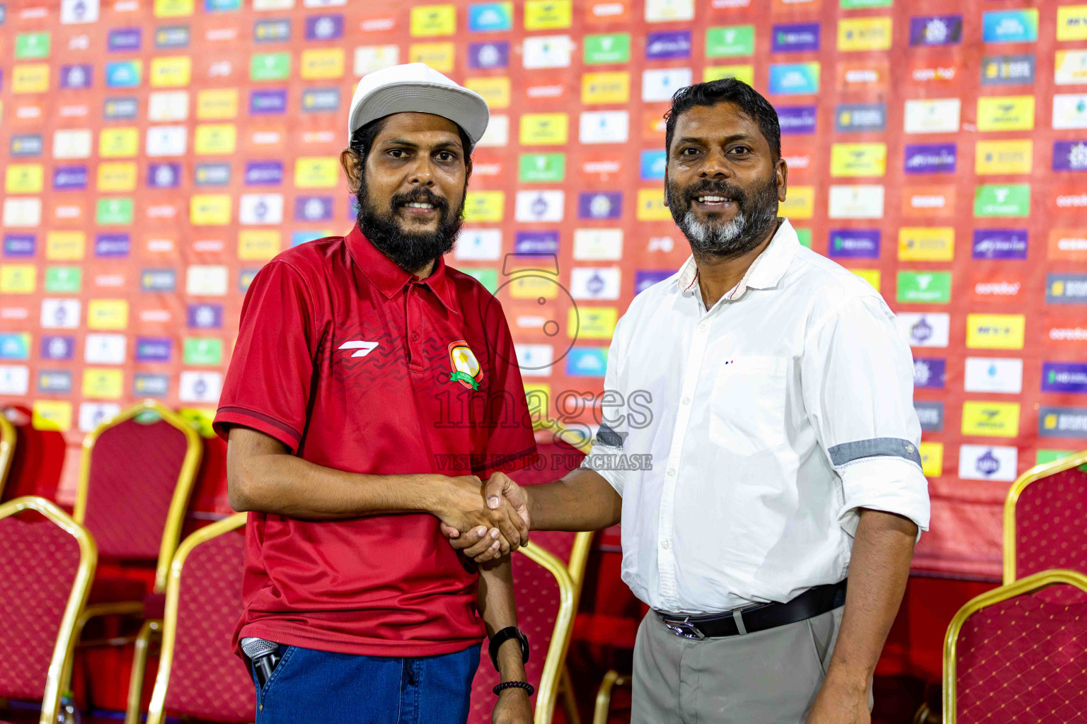 L. Gan VS B. Eydhafushi in the Finals of Golden Futsal Challenge 2024 which was held on Thursday, 7th March 2024, in Hulhumale', Maldives. 
Photos: Hassan Simah / images.mv