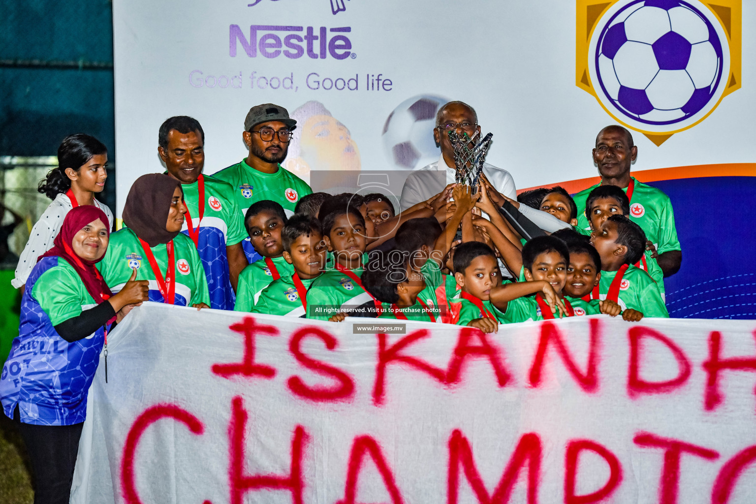 Day 4 of Milo Kids Football Fiesta 2022 was held in Male', Maldives on 22nd October 2022. Photos: Nausham Waheed / images.mv