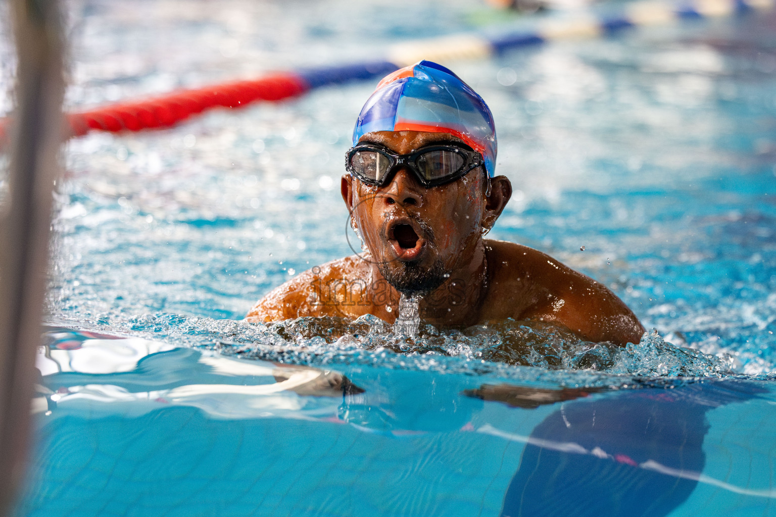 Day 6 of National Swimming Competition 2024 held in Hulhumale', Maldives on Wednesday, 18th December 2024. 
Photos: Hassan Simah / images.mv