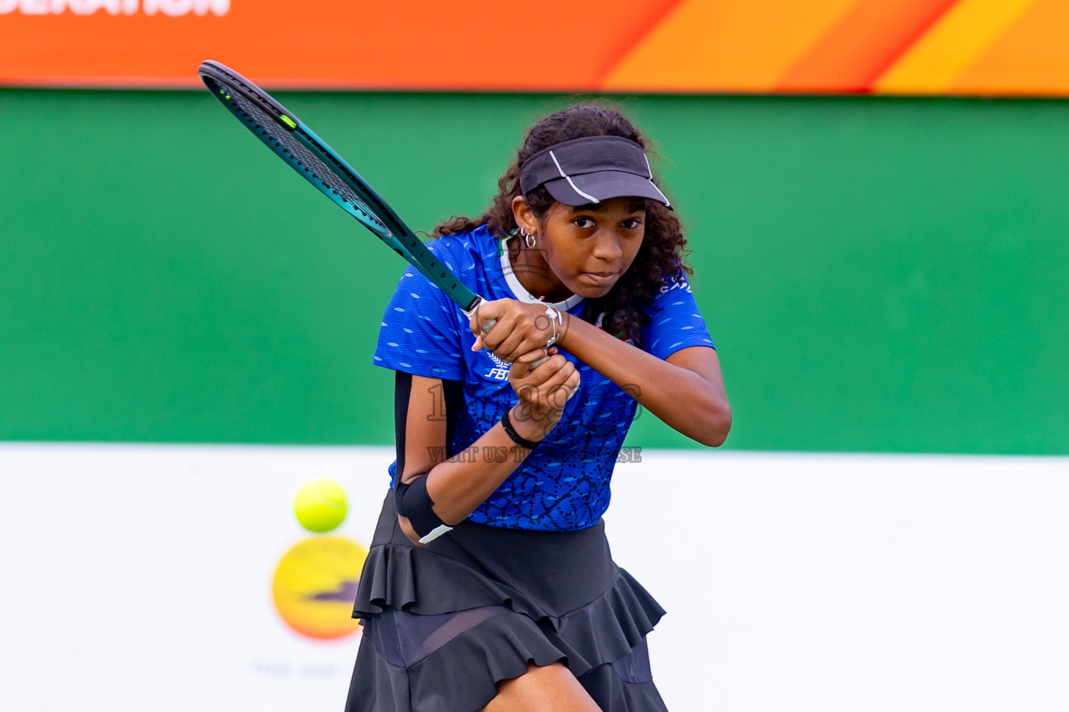 Day 7 of ATF Maldives Junior Open Tennis was held in Male' Tennis Court, Male', Maldives on Wednesday, 18th December 2024. Photos: Nausham Waheed/ images.mv