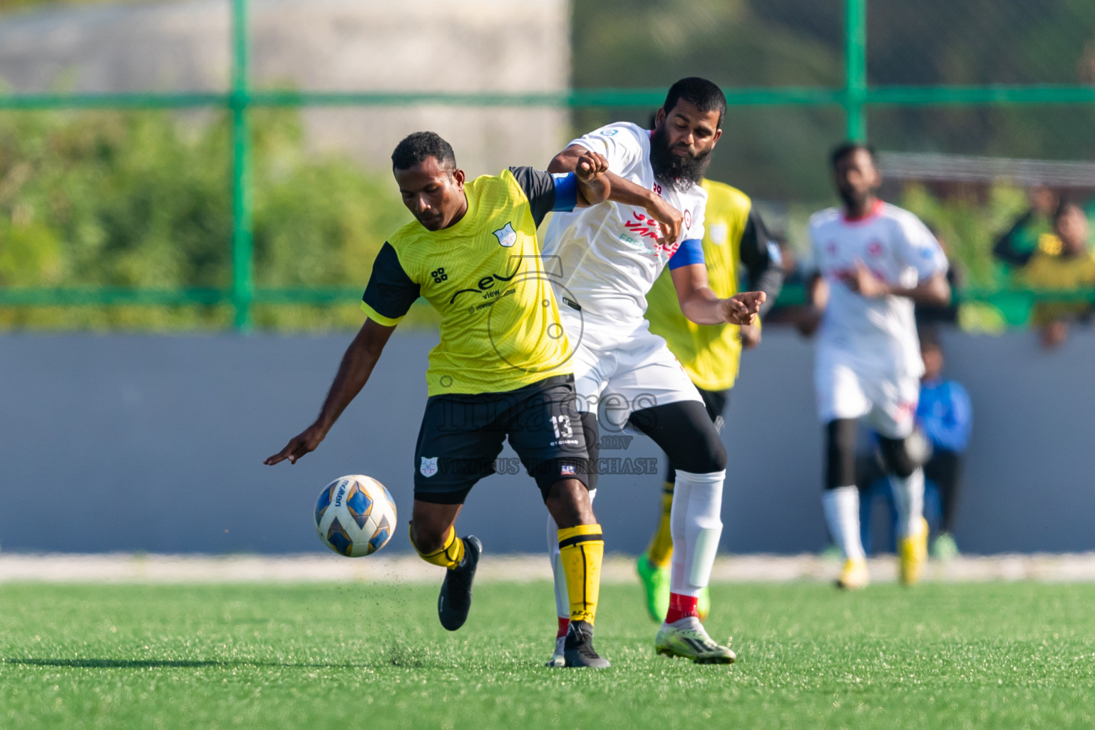 Kanmathi Juniors vs Furious SC from Manadhoo Council Cup 2024 in N Manadhoo Maldives on Monday, 19th February 2023. Photos: Nausham Waheed / images.mv