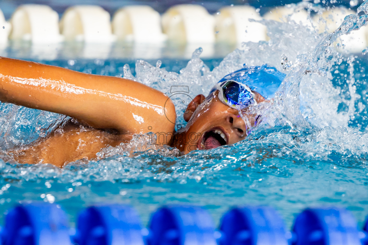 Day 1 of National Swimming Competition 2024 held in Hulhumale', Maldives on Friday, 13th December 2024. Photos: Nausham Waheed / images.mv