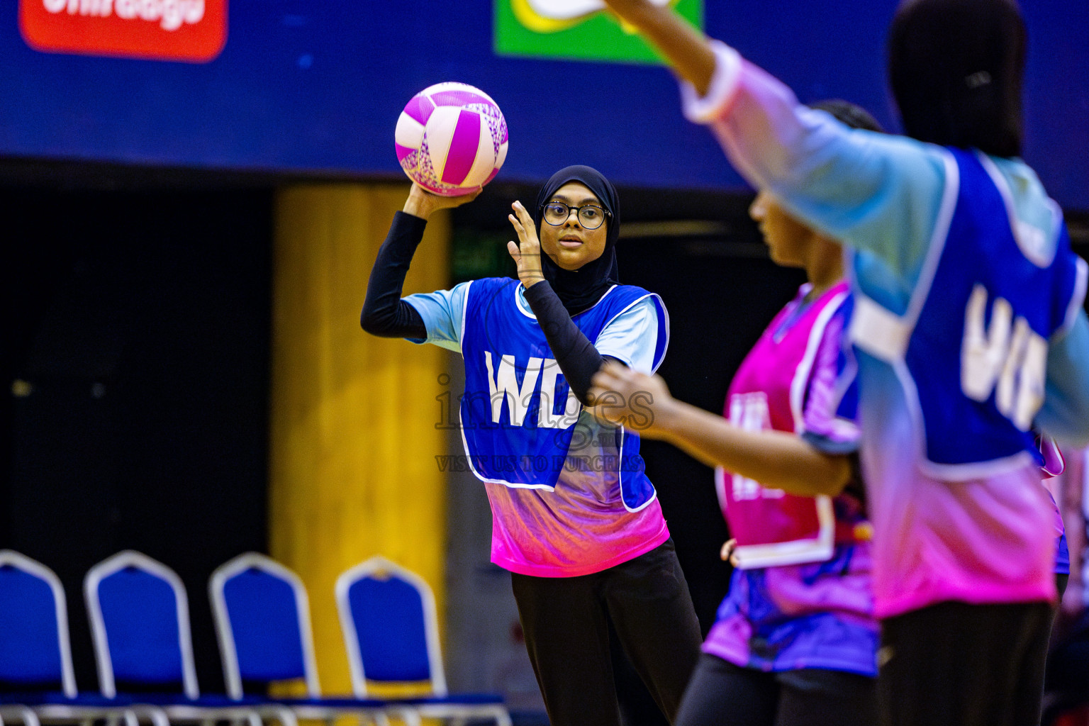 MV Netters Acadamy vs N Sports Academy in Day 2 of 3rd Junior Championship - Netball association of Maldives, held at Social Center on Monday 20th January 2025 . Photos by Nausham Waheed
