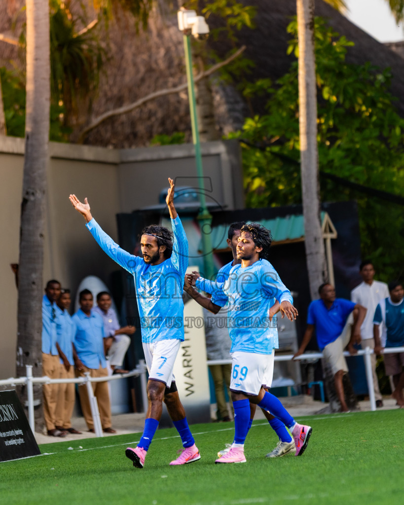Jumeirah Olhaheli vs Bandos in Resort League 2025 (North Male Zone) day 19 was held on Sunday, 20th September 2025 in One And Only Reethi Rah Maldives Resort, Photos: Areef Adam / images.mv