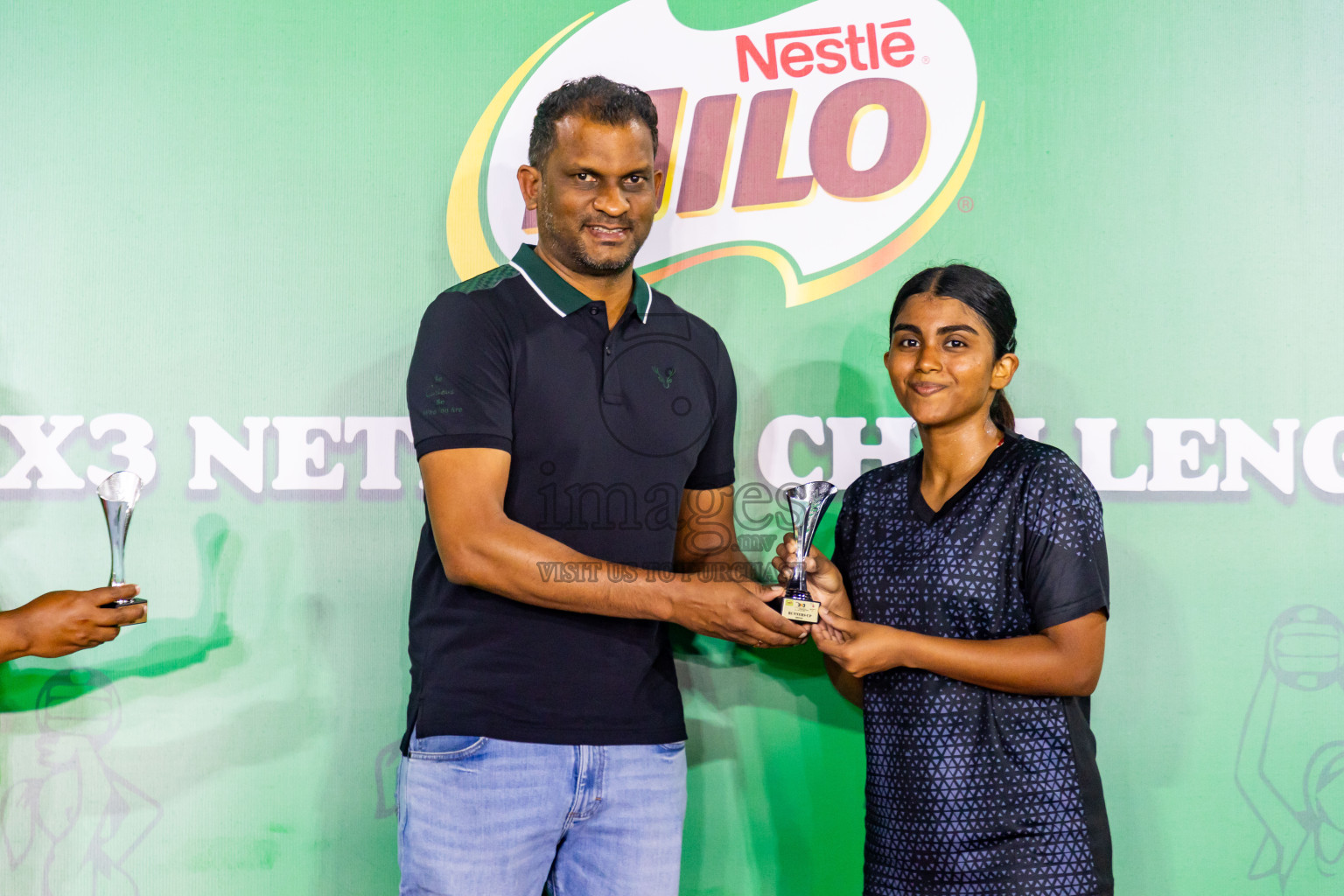 Final of MILO 3x3 Netball Challenge 2024 was held in Ekuveni Netball Court at Male', Maldives on Thursday, 20th March 2024. Photos: Nausham Waheed / images.mv