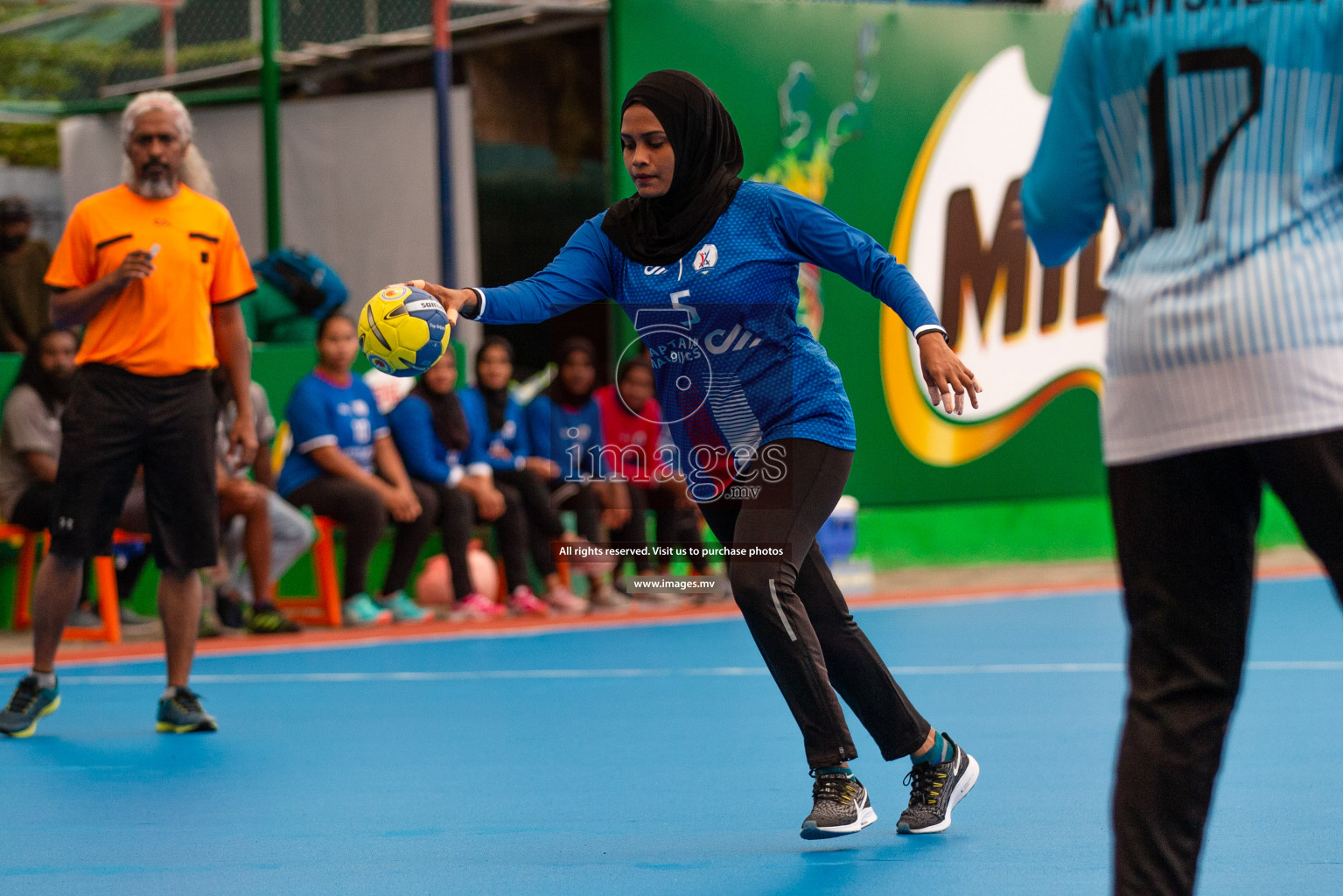 Milo 8th National Handball Tournament Day3, 17th December 2021, at Handball Ground, Male', Maldives. Photos by Shuu Abdul Sattar