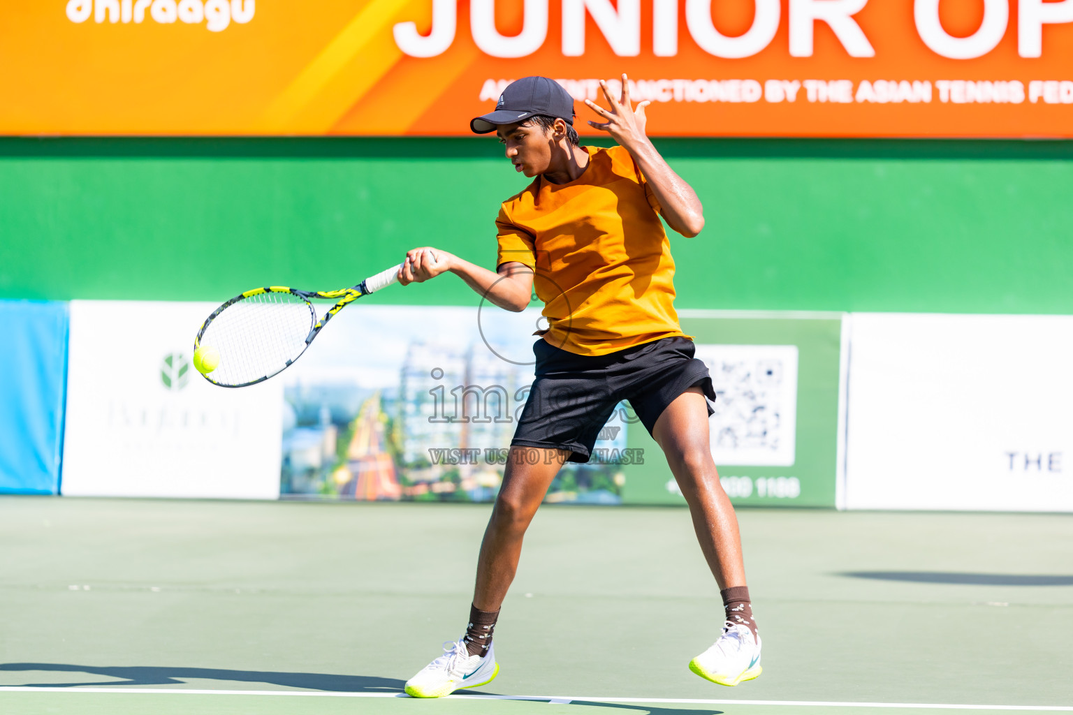 Day 2 of ATF Maldives Junior Open Tennis was held in Male' Tennis Court, Male', Maldives on Tuesday, 10th December 2024. Photos: Nausham Waheed / images.mv