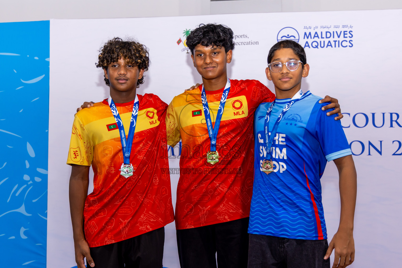 Closing Ceremony of 1st National Short Course Swimming Competition held in Hulhumale', Maldives on Thursday, 19th June 2025. Photos: Nausham Waheed / images.mv