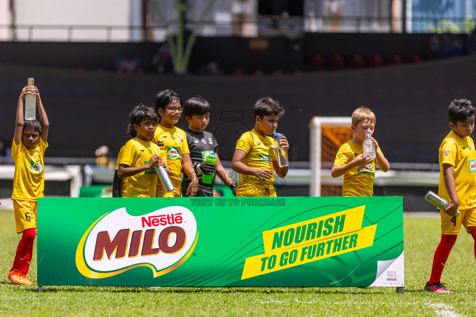 Day 2 of MILO Kids Football Fiesta was held at National Stadium in Male', Maldives on Saturday, 24th February 2024.