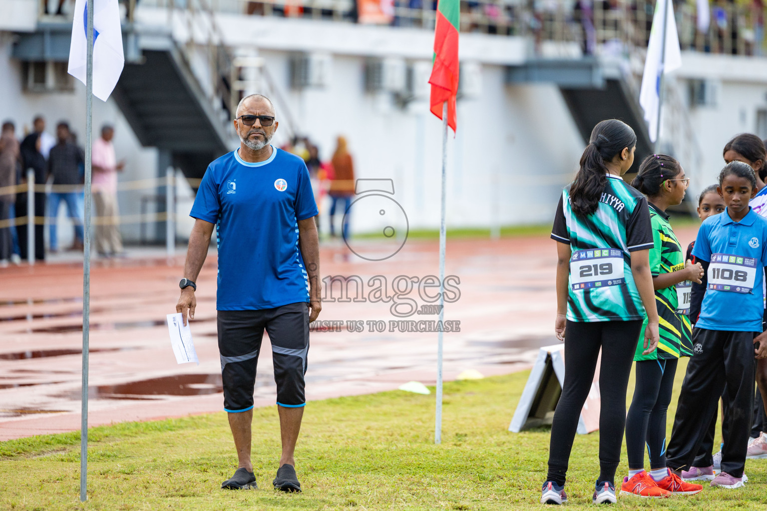 Day 1 of MWSC Interschool Athletics Championships 2024 held in Hulhumale Running Track, Hulhumale, Maldives on Saturday, 9th November 2024. 
Photos by: Ismail Thoriq, Hassan Simah / Images.mv