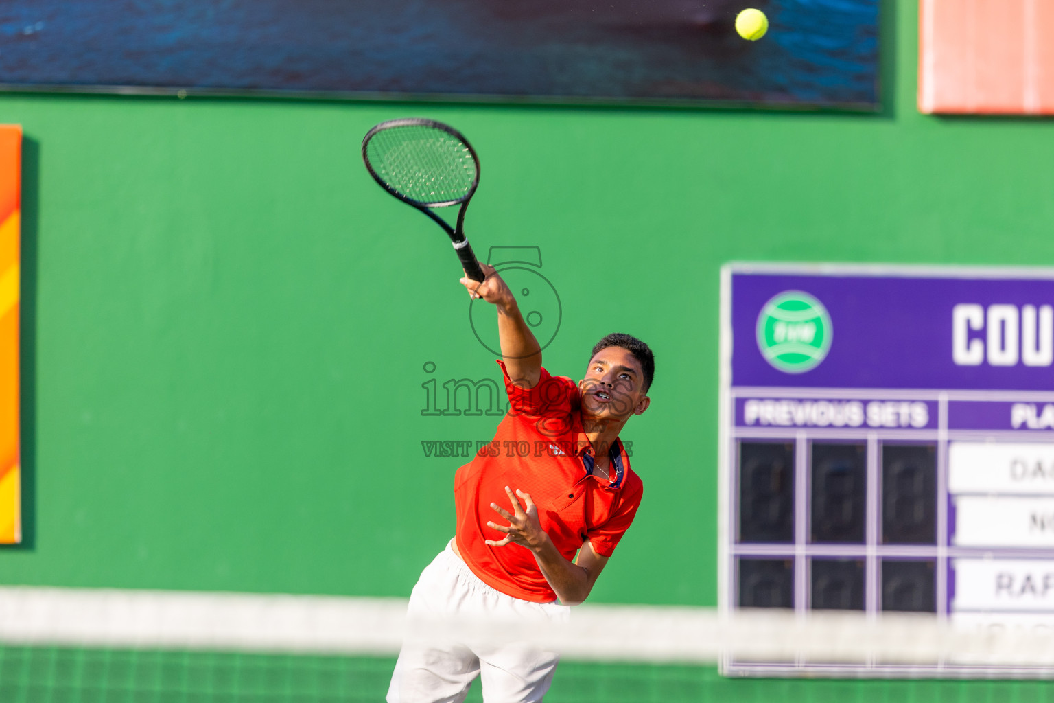 Day 3 of ATF Maldives Junior Open Tennis was held in Male' Tennis Court, Male', Maldives on Wednesday, 11th December 2024. Photos: Ismail Thoriq / images.mv