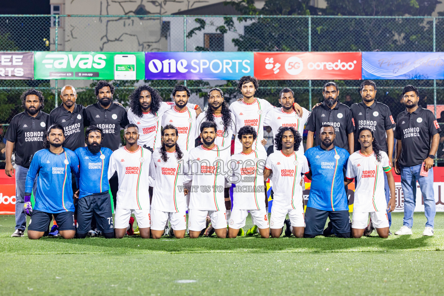 R Kalaidhoo vs R Isdhoo in Day 14 of Golden Futsal Challenge 2025 was held on Saturday, 18th January 2025, in Hulhumale', Maldives. Photos: Nausham Waheed / images.mv