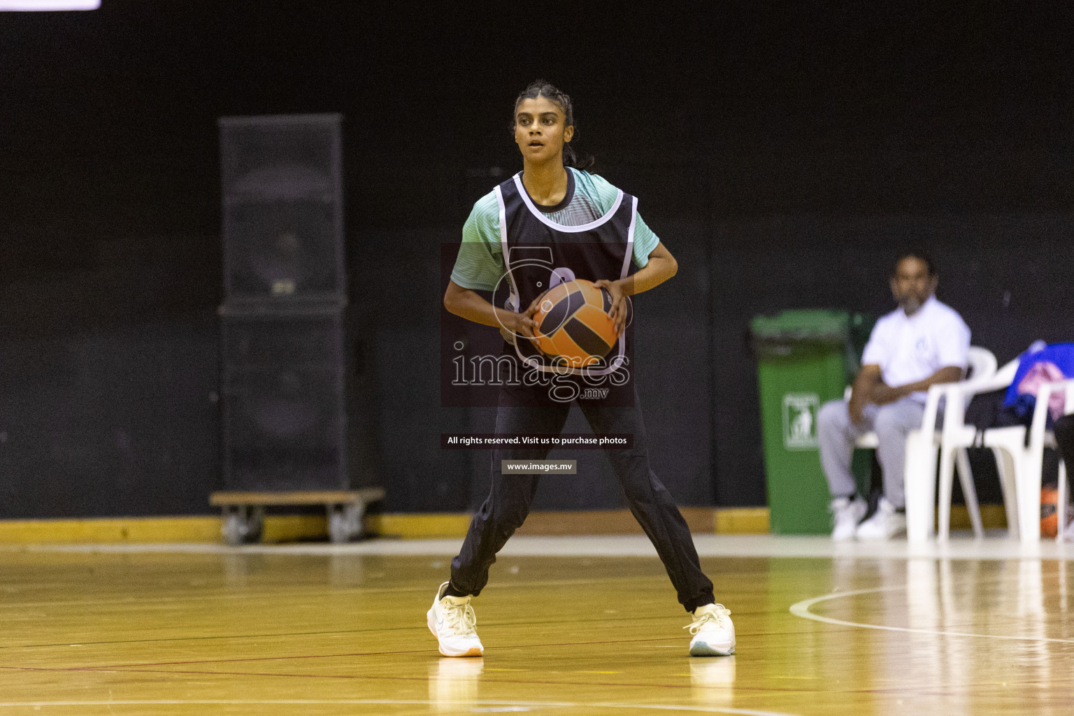 Day 9 of 24th Interschool Netball Tournament 2023 was held in Social Center, Male', Maldives on 4th November 2023. Photos: Nausham Waheed / images.mv