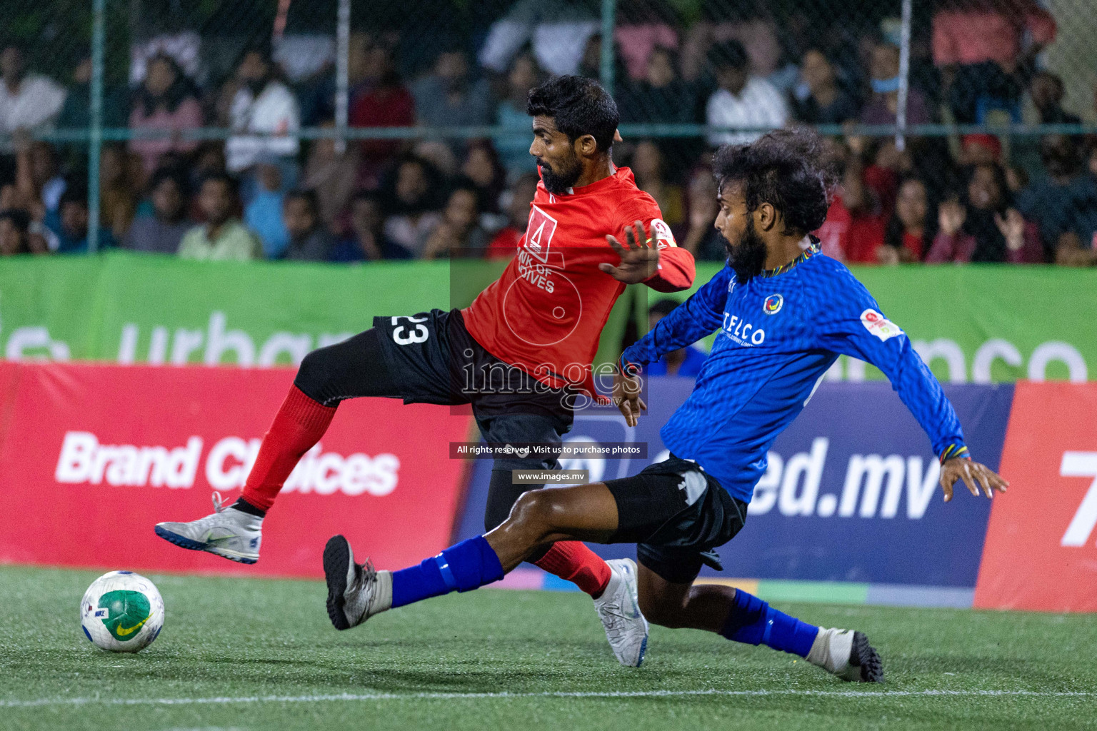 STELCO vs United BML in Quarter Final of Club Maldives Cup 2023 held in Hulhumale, Maldives, on Saturday, 12th August 2023Photos: Nausham Waheed