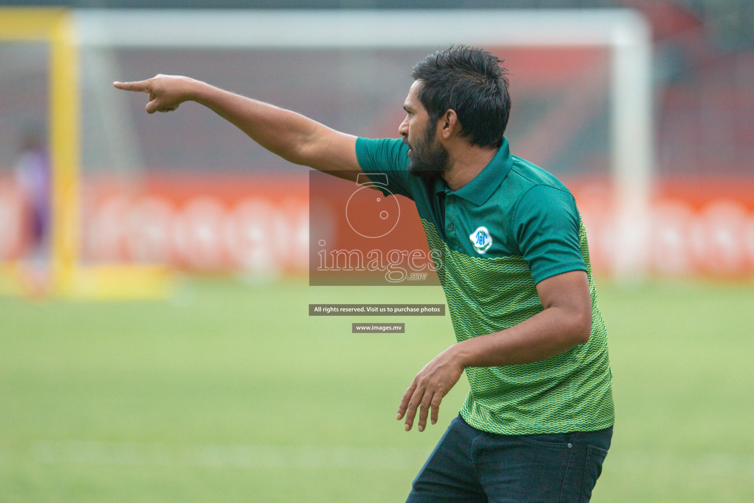 Hiriya School vs LH.EDU.CENTRE in MAMEN Inter School Football Tournament 2019 (U13) in Male, Maldives on 19th April 2019 Photos: Hassan Simah/images.mv