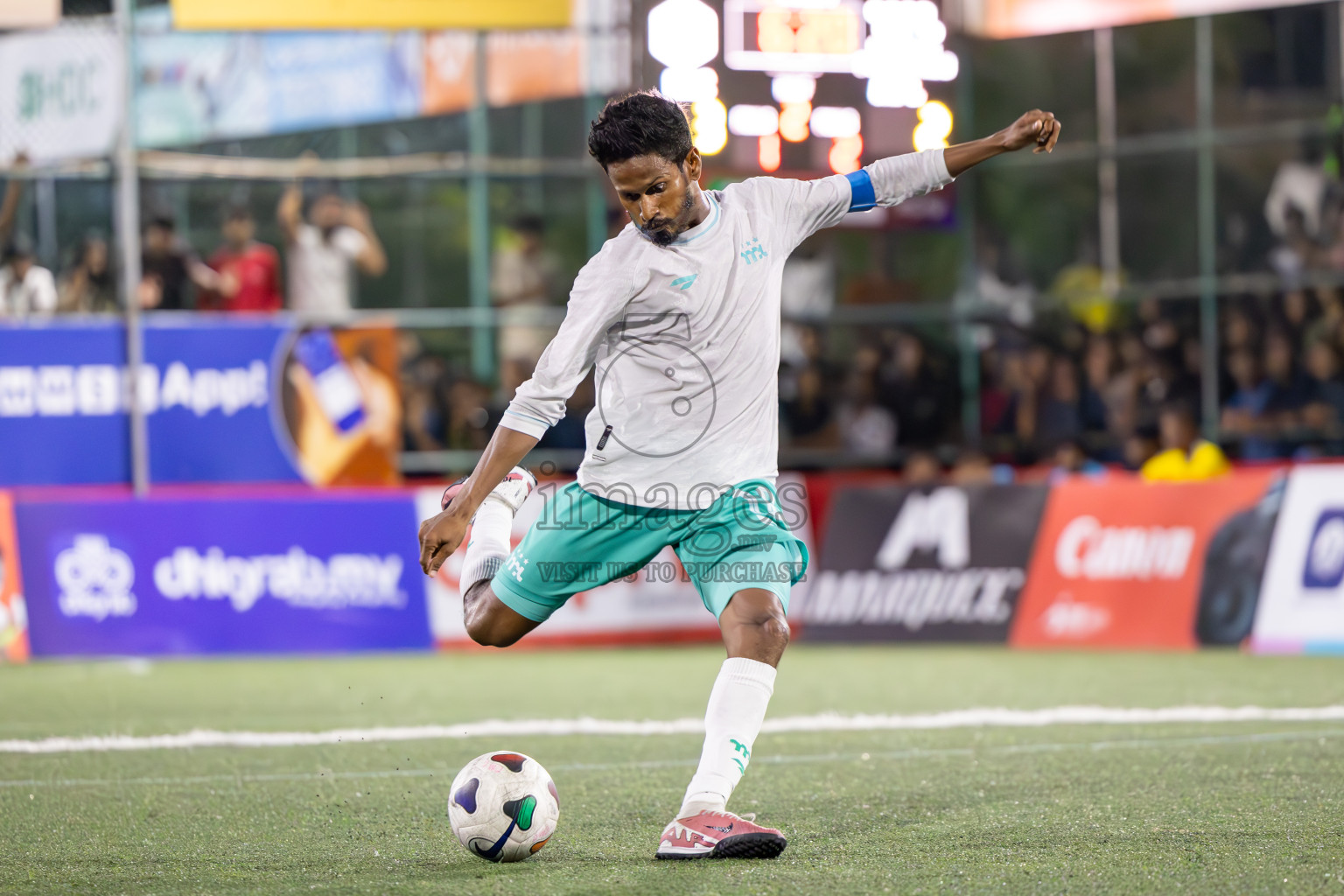 RRC vs MPL in Semi Finals of Club Maldives Cup 2024 held in Rehendi Futsal Ground, Hulhumale', Maldives on Monday, 14th October 2024. Photos: Ismail Thoriq / images.mv