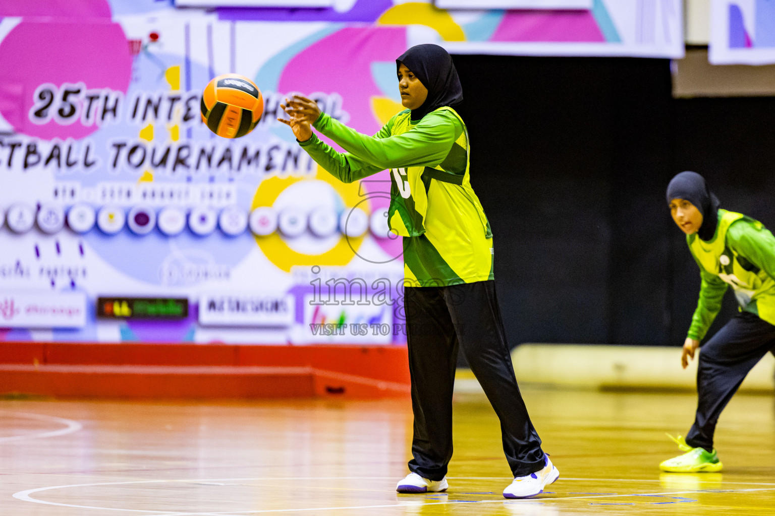 Day 14 of 25th Inter-School Netball Tournament was held in Social Center at Male', Maldives on Sunday, 25th August 2024. Photos: Nausham Waheed / images.mv