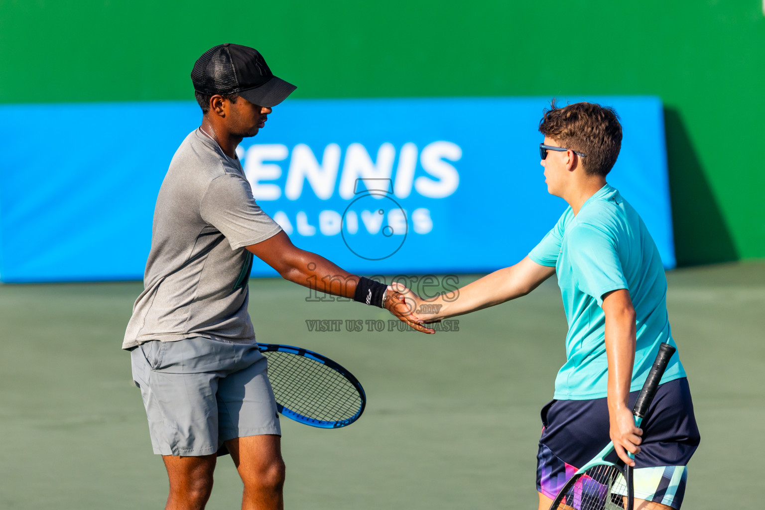 Day 2 of ATF Maldives Junior Open Tennis was held in Male' Tennis Court, Male', Maldives on Tuesday, 10th December 2024. Photos: Nausham Waheed / images.mv