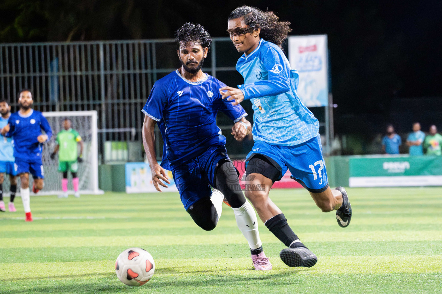 Foemathi VS Laamu Blues in Day 3 - Fonadhoo Youth Futsal Challenge 2025 held in Fonadhoo Futsal Stadium, L. Fonadhoo, Maldives on Tuesdat, 28th October 2025 Photos: Arif Rasheed / images.mv